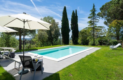 Gambassi Terme Villa | Beautiful private villa with private pool, WIFI, A/C, TV and panoramic view, close to San Gimign.