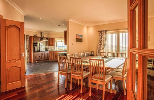 Aisgernis House | Beautiful private villa for 17 guests with WIFI, hot tub, TV, patio and panoramic view
