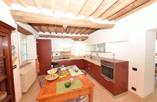 Vicopelago Villa | Beautiful private villa with private pool, A/C, internet, TV, patio, panoramic view, close to Lucca