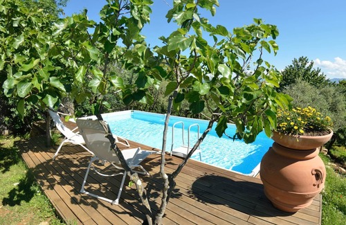 Vicopelago Villa | Beautiful private villa with private pool, A/C, internet, TV, patio, panoramic view, close to Lucca