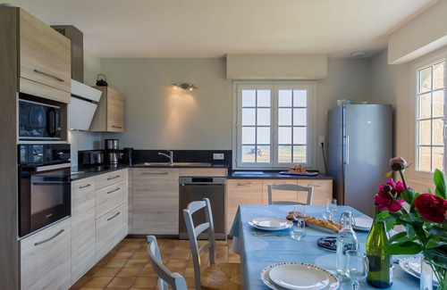 Landunvez House | Beautiful private villa for 8 guests with WIFI, TV, terrace and parking