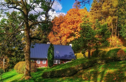 Zdonov Villa | Beautiful private villa for 5 people with TV, pets allowed and panoramic view