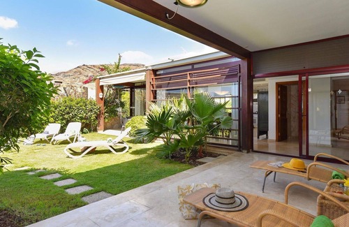 Mogan Villa | Beautiful private villa for 6 guests with A/C, WIFI, private pool, TV and pets allowed