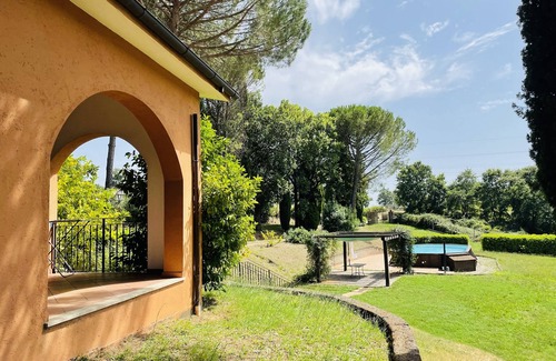 Bassano in Teverina Villa | Beautiful, stately, private villa w/apartment. Pool, 4 terraces and olivegarden