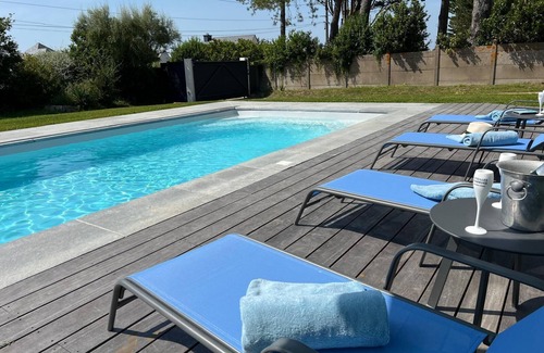 Erdeven House | Beautiful villa, heated pool and close to the beach