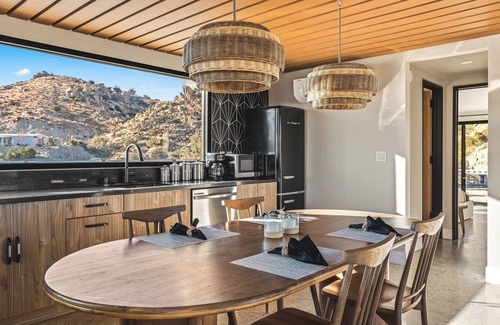 Yucca Valley House | Bedrock Bungalow | Pool, Spa & Stargazing Dome