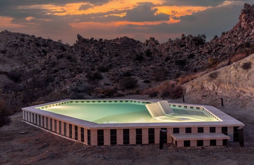 Yucca Valley House | Bedrock Bungalow | Pool, Spa & Stargazing Dome