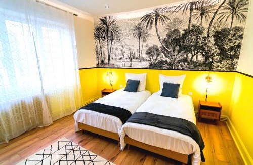 Kable Apartment | Bel AMI 02 - Turquoise & OR - Moderne Chic - Centre Ville - Accès Jardin - Clim - Wifi - Parking - Localisation idéale