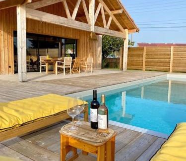 Lege-Cap-Ferret Villa | Belle Villa Terra Mare classée 4 étoiles entre océan et bassin