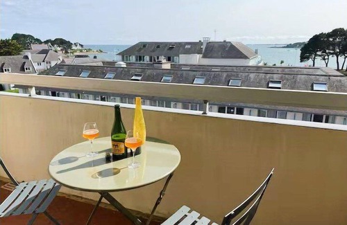Benodet Apartment | Bénodet, L'Escale, appart. 4 pers sea view, beach and shops on foot