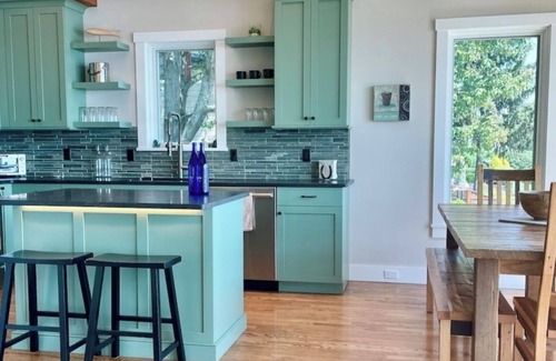 Saratoga Springs House | Best New Saratoga Lakefront Retreat, 4BR private dock spa patio deck. Near Track