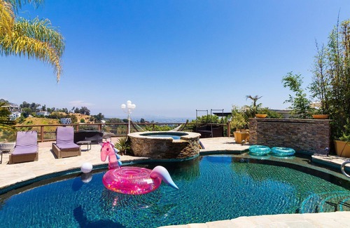 Beverly Hills House | Beverly Hills City Lights View Mansion