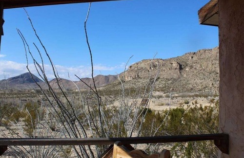 Terlingua Cabin | Big Bend Lodging at Ten Bits Ranch | Room #1 (The Bank)
