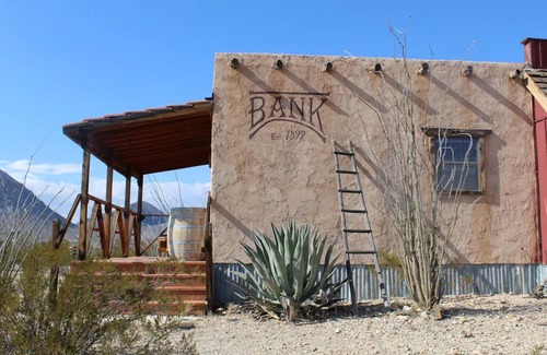 Terlingua Cabin | Big Bend Lodging at Ten Bits Ranch | Room #1 (The Bank)