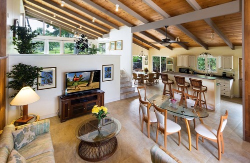 Keauhou House | Big home across the street from the beach, right at the golf course Pool/Spa/AC