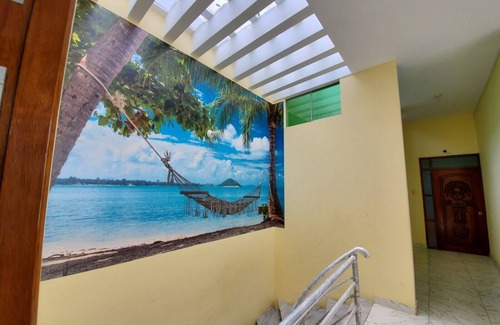 Huanchaco Ski Chalet | Big House with Pool at 4th floor front to the Beach