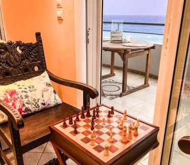 Kato Diminio Apartment | BLUE CAVE LUXURY MAISONETTE View to the Corinthian Sea