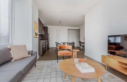 NoMad Apartment | Blueground | Midtown S, gym & w/d, nr Empire State