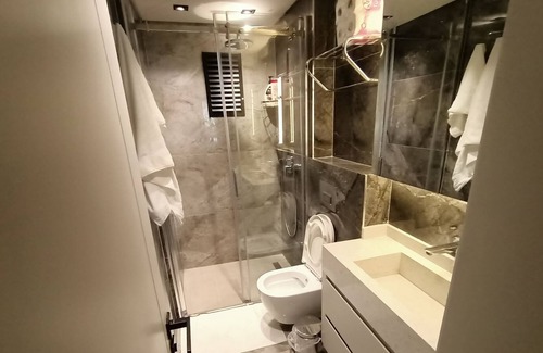 Bodrum City Center Apartment | Bodrum Bölgesinde Açık Havuz Olan Apart Daire