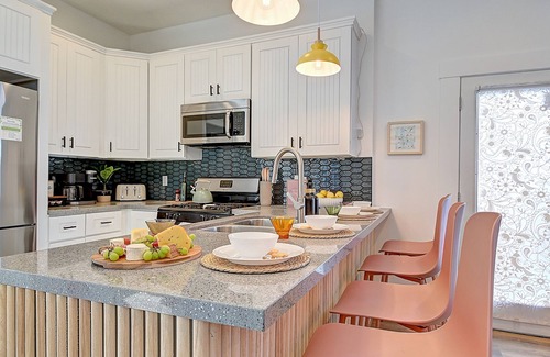 Logan Heights House | Boho Bungalow with Hot Tub Oasis