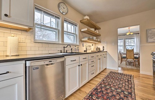 Veterans Park House | Boise Tudor Home with Game Room Less Than 2 Mi to Downtown!