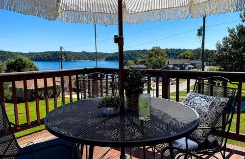 Beaver Shores House | Booking Fall Dates Now! Beaver Lake Views+Hot Tub+Pets