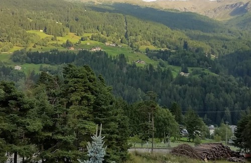 Valdisotto Apartment | Bormio Saint Lucia Apartment Attic views Reit and the Cima Bianca