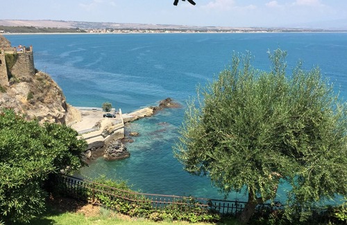 Costa Saracena-Castelluccio Villa | Breathtakin view of the sea and Etna volcano and private beach& swimming pool