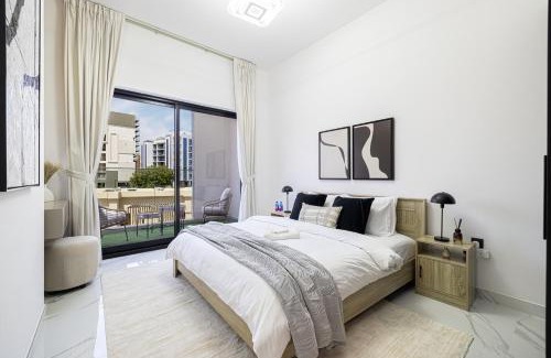 Al Barsha Apartment | Brand New 1BR with Pool, Sauna & Gym