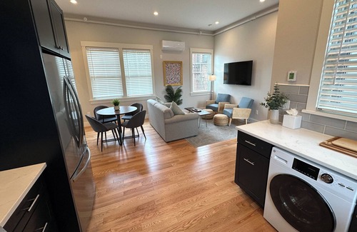 Off Broadway Apartment | Brand New Construction! 2 Bed/1Bath w/Private Deck off Broadway downtown Newport