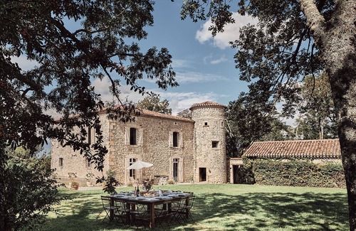 Jegun House | Breathtaking countryside Chateau with incredible views, pool and tennis