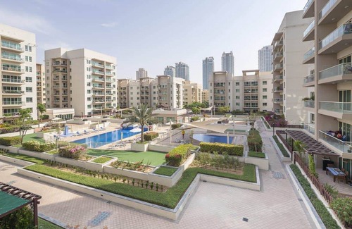 The Greens Apartment | Bright 1BR Apartment w/Pool Views in The Greens!