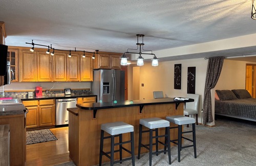Spokane House | Bright 2-bedroom Mother-in-Law Basement unit with WiFi, AC in Nine Mile Falls