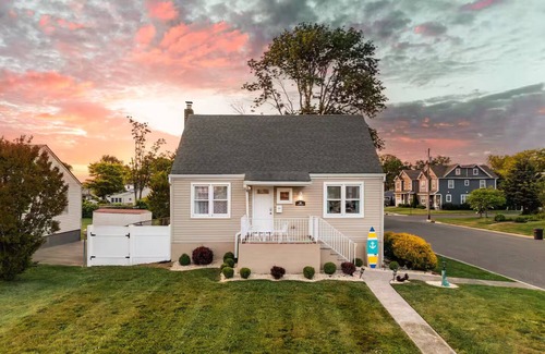 Long Branch Apartment | Bright & Airy Beach Nest blocks to sand, ocean fun