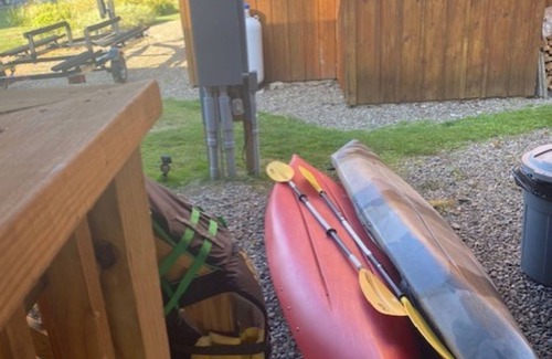 Bradford House | Bring your boat, this home offers a dock to tie up to and 10 feet of lakefront.