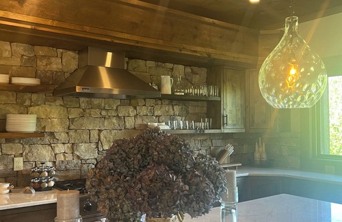 Blue Ridge Cabin | BUDDHA BLUE RIDGE RIVERnLuxury unique cabin riverfront nPool and spa