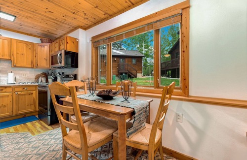 Fall River Estates Condo | Bugle Point B08 (Private Hot tub) River Views!
