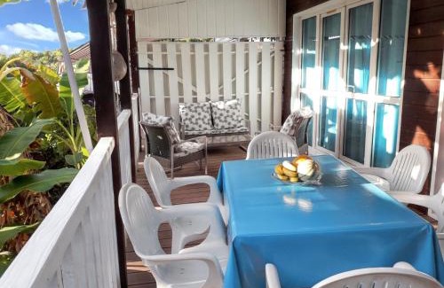 Bouillante House | Bungalow accueillant à Bouillante avec climatisation et terrasse