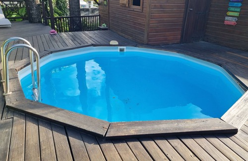 Deshaies Cottage | Bungalow Bois Avec vue Panoramique sur la Baie de Deshaies