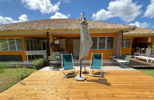 Grand-Bourg Resort | Bungalow La Kawannaise - Piscine, Terrasse, Plage
