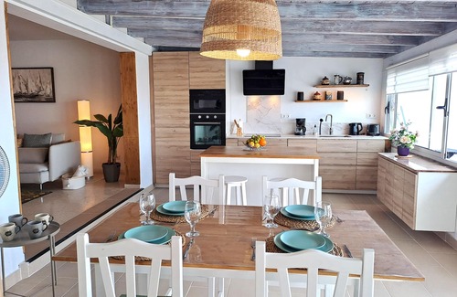 Callao Salvaje House | Bungalow Spacieux Jardin Piscine Privée Belle vue mer Calme à 3mn Centre Ville