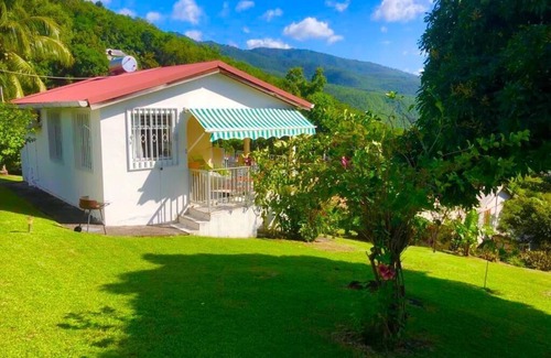 Bouillante House | Bungalows with swimming pool with breathtaking sea and mountain views for 4 people each