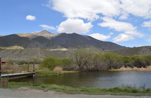 Kingston RV Rental | Bunker Hill Hideaway full RV site 1 nestled in Kingston Nevada