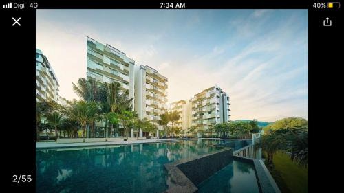 Batu Ferringhi Apartment | By the sea Duplex penthouse baby