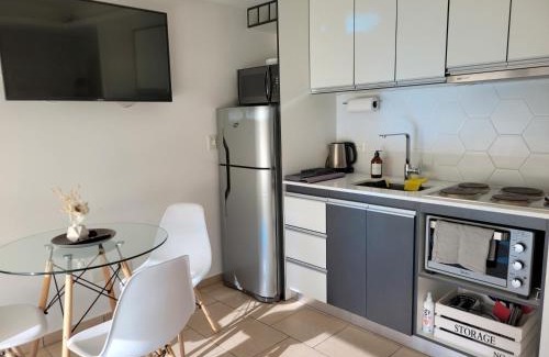 Province of Tierra del Fuego Apartment | Cálido estudio con balcón y vistas a las montañas