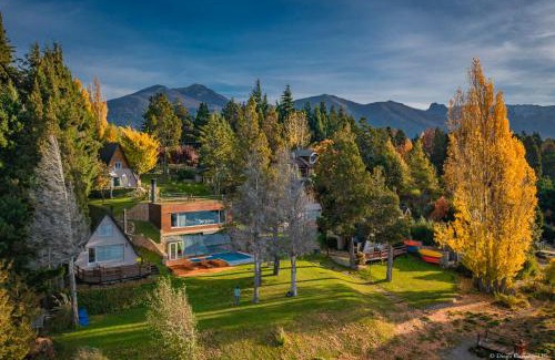 San Carlos de Bariloche Ski Chalet | Cabaña costa de lago en complejo de cabañas