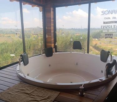 Guarne House | Cabaña con Jacuzzi ilimitado/BBQ/Hermosas vistas