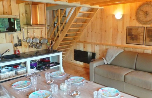 Colleville Cabin | cabane flottante je n'suis pas du matin 4 6 pers