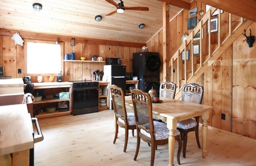 Hill Cabin | Cabin on a private lake + RV hookup. Surrounded by trails, lakes, and wildlifen