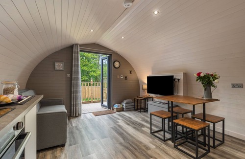 St. Florence House | Calon Glamping Pod With Pond Views